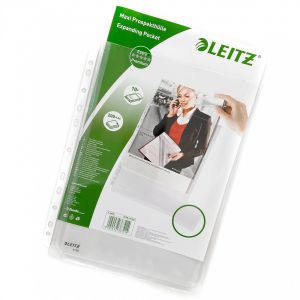 Koszulki poszerzane A4 Leitz grube, 10szt